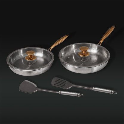 The Ultimate Everyday Titanium Pan Set (6-Piece)