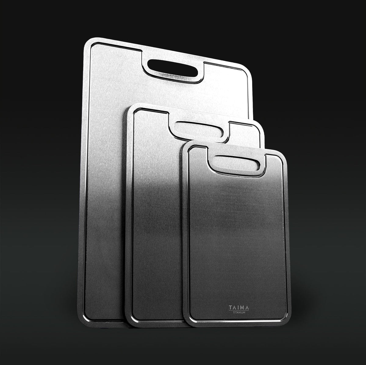 Complete Titanium Cutting Board Prep Set (3 Piece)