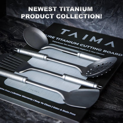 Taima® 100% Pure Titanium Spatula / Utensils.