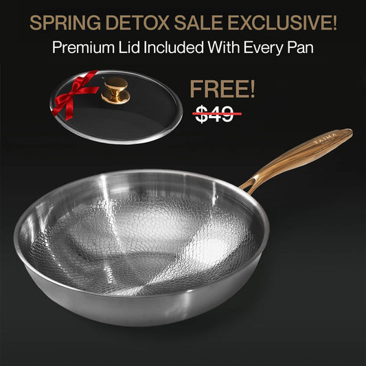 TAIMA Pure Titanium Wok Pan Pro