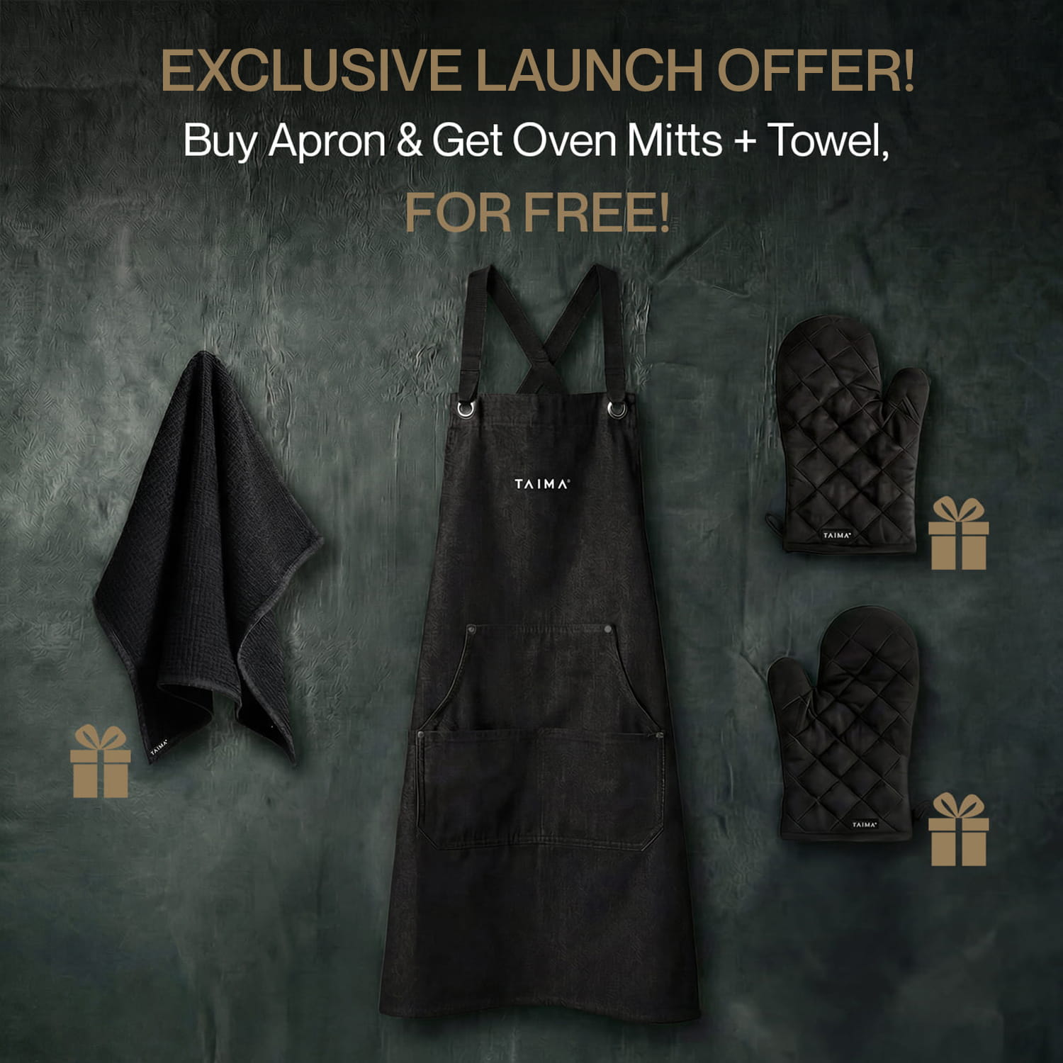 Taima® Signature Apron Bundle | Limited Launch Offer – Taima Titanium