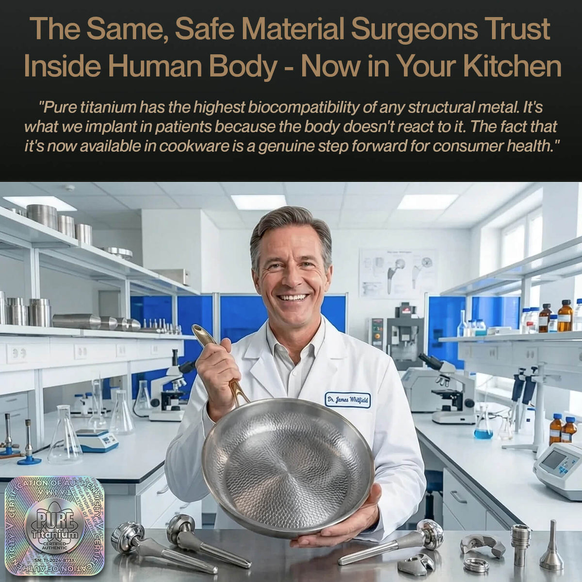 Taima® Titanium Pan - COC - 3 VSL - TEST